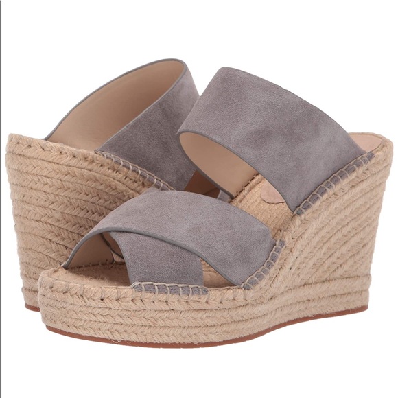 Kenneth Cole Shoes - Kenneth Cole New York Olivia X Band Wedge Heels 9